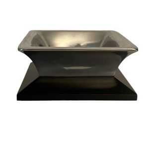 Waterford wine coaster black base stainless steel